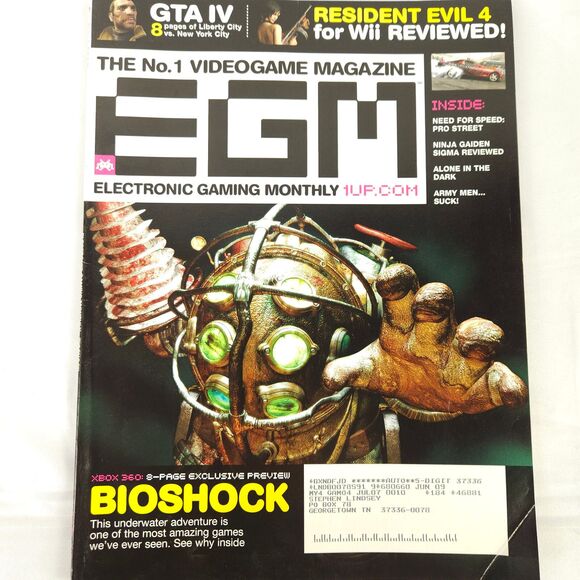 2007 EGM Electronic Gaming Monthly Magazine Lot of 12 Kingdom Hearts Halo 3 - Picture 10 of 14